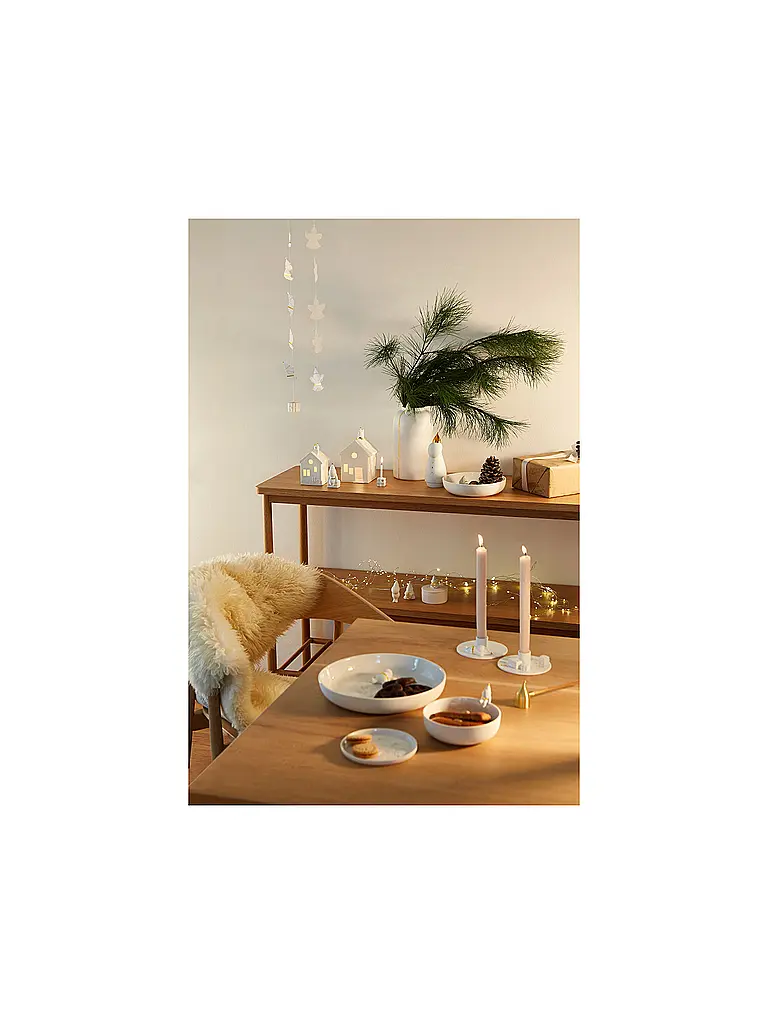 RAEDER | Weihnachtsschale Santas 25cm Scheeengel | 