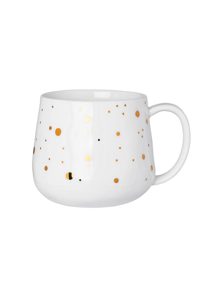 RAEDER | Weihnachtstasse "Sterne" 8,6cm | weiß