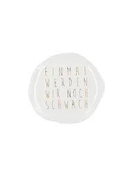 RAEDER | Weihnachtsteller 14cm EINMAL WERDEN WIR... | Weiss