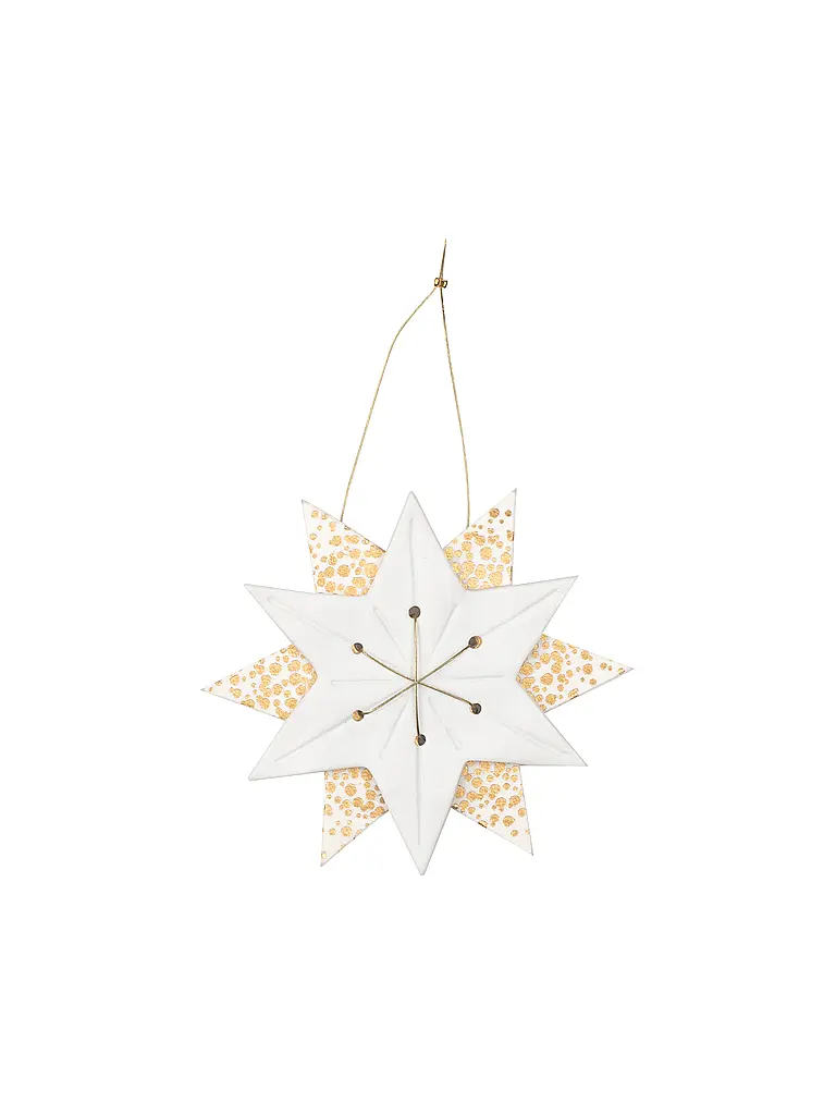 RAEDER | Wunschstern Goldregen 6cm Gold  | gold