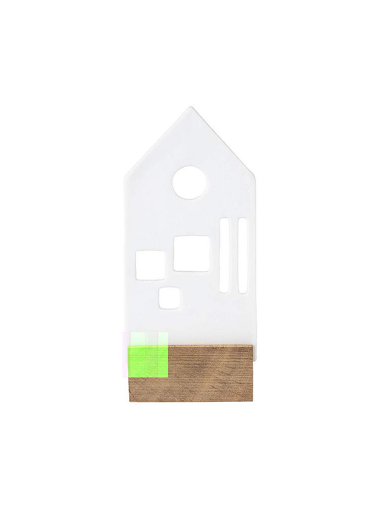 RAEDER | Xmas Lichtobjekt Häuschen 5,5x12,5cm | weiß