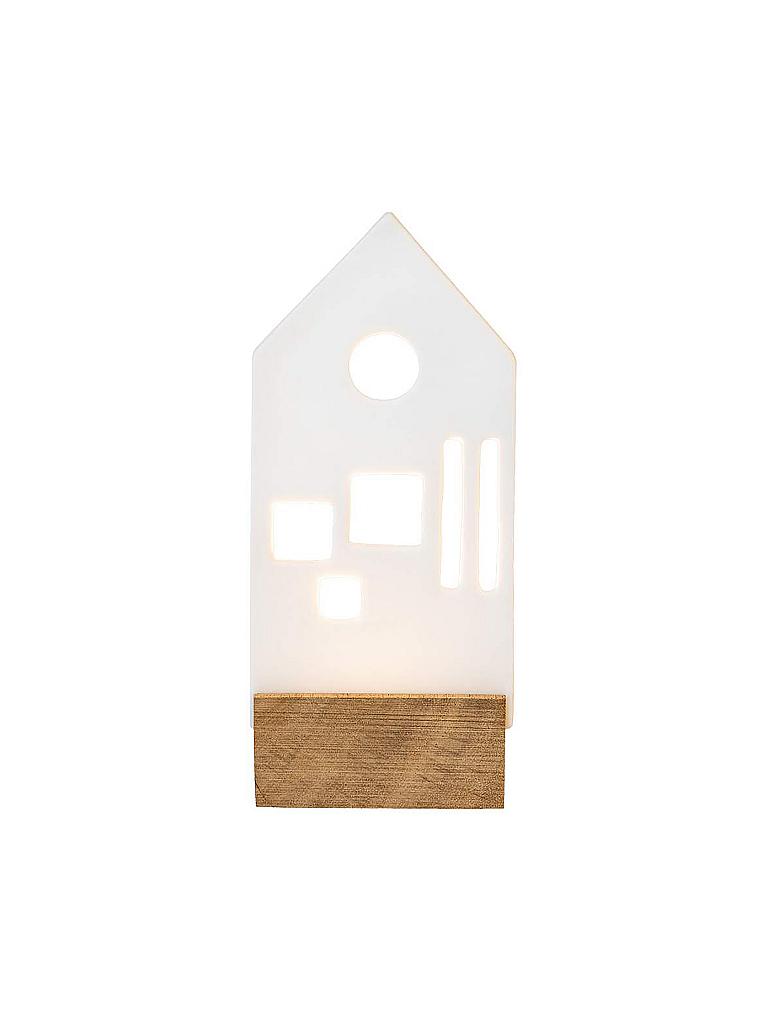 RAEDER | Xmas Lichtobjekt Häuschen 5,5x12,5cm | weiß