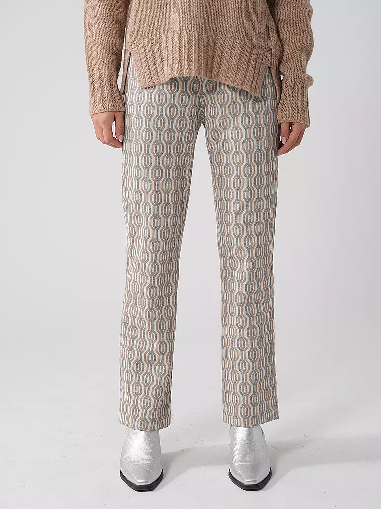 RAFFAELLO ROSSI | Hose Flared Fit 7/8 MACY | creme