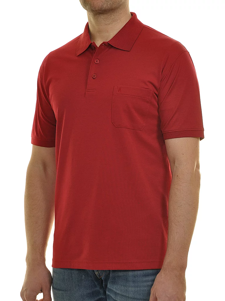 Ragman Poloshirt Red M 2