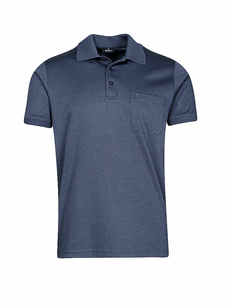 RAGMAN Poloshirt blau | S