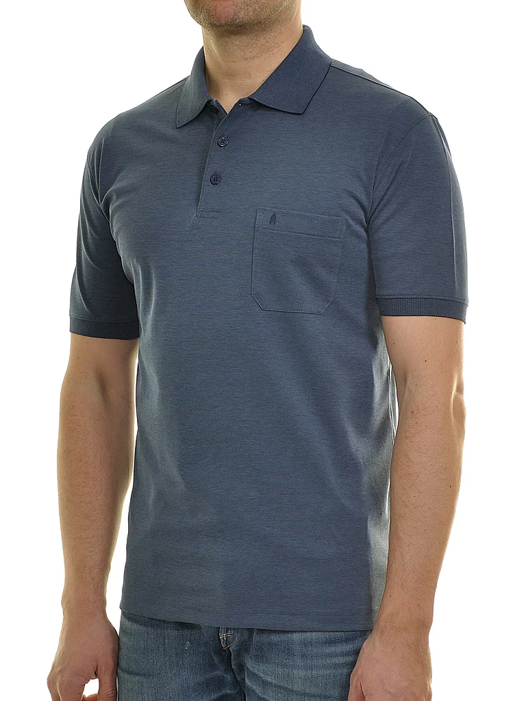 Ragman Polo Shirt Blue Size L Men 8