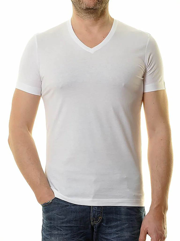 RAGMAN Set V-Neck T-Shirt White/XL 2