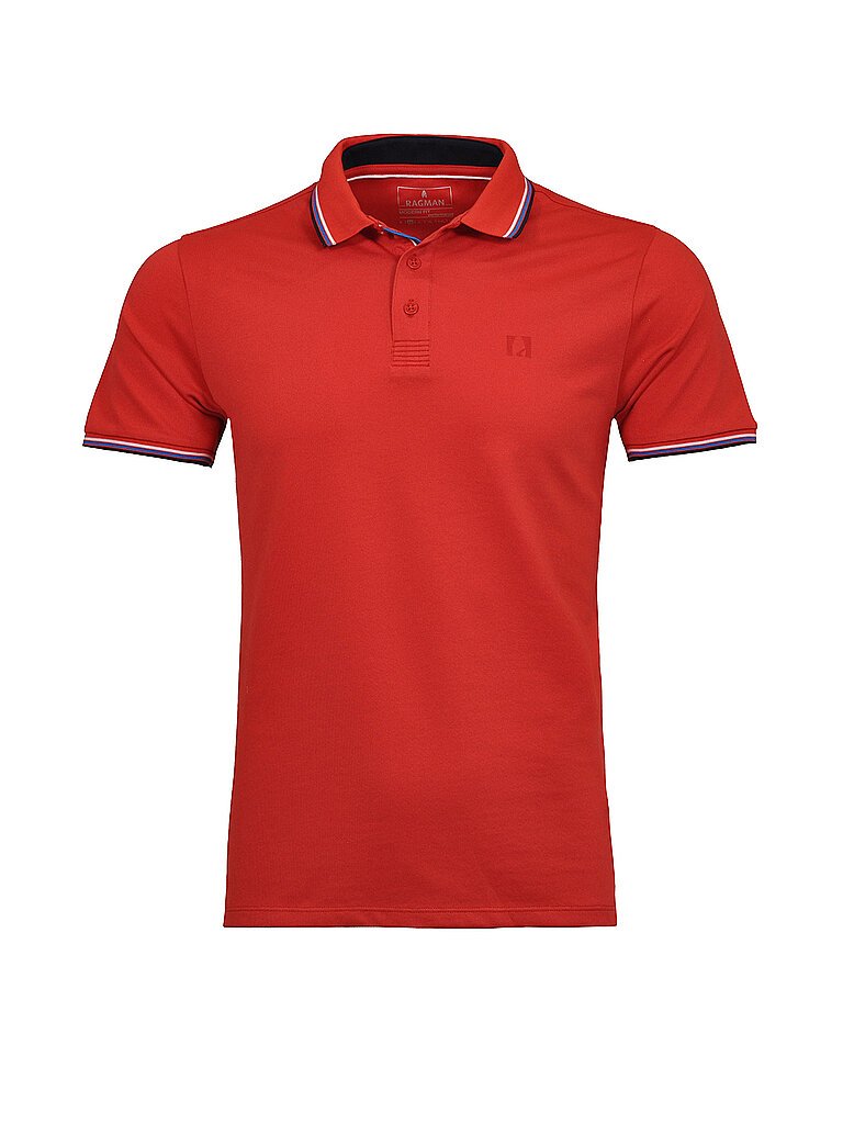 Ragman Poloshirt Red M 5