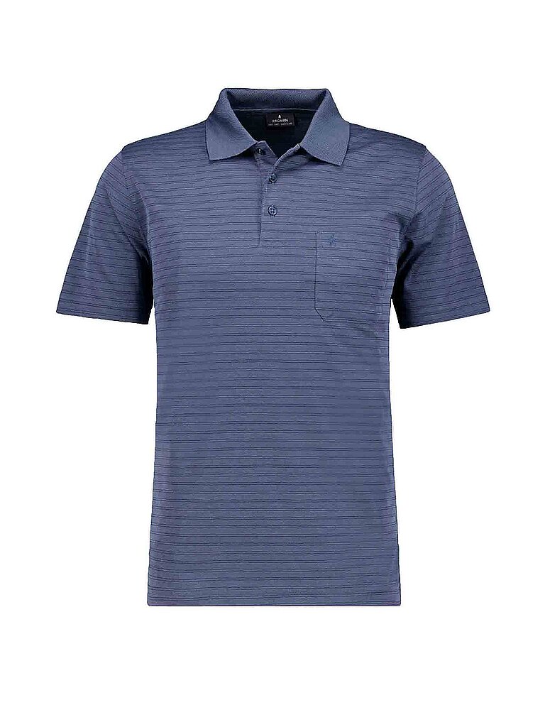 RAGMAN Poloshirt  blau | S