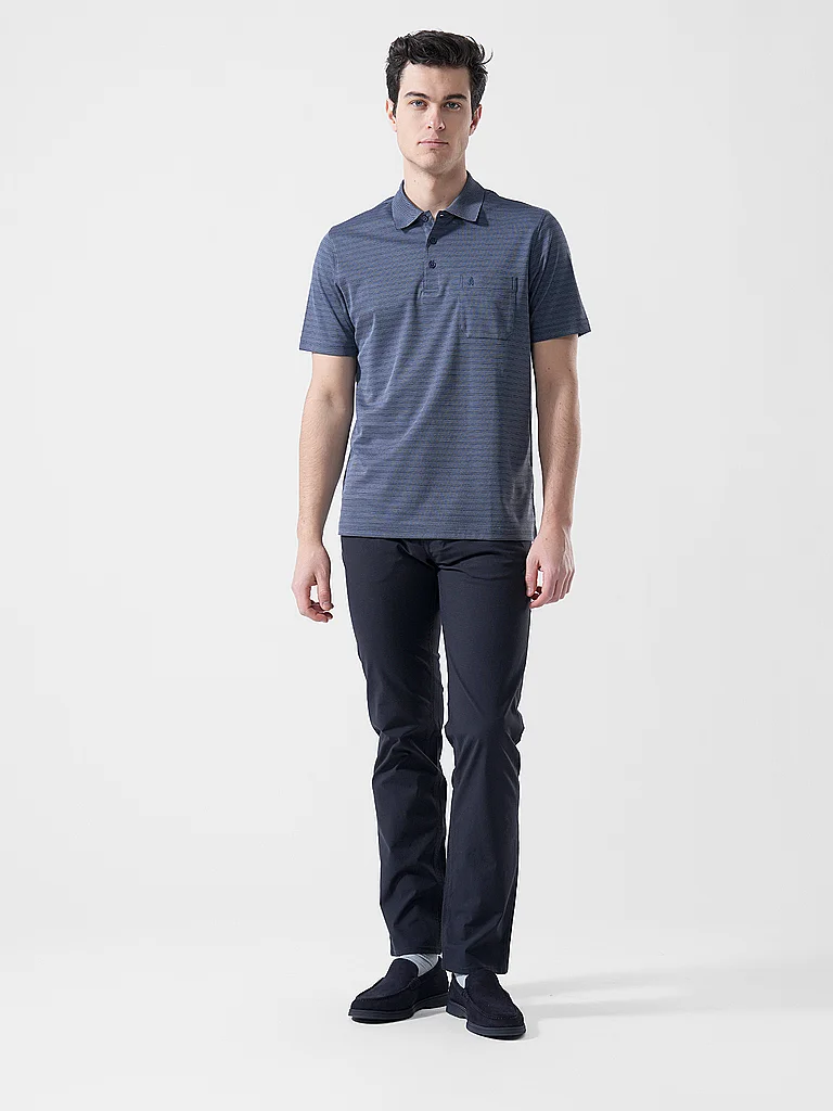 Ragman Polo Shirt Blue Size L Men 4