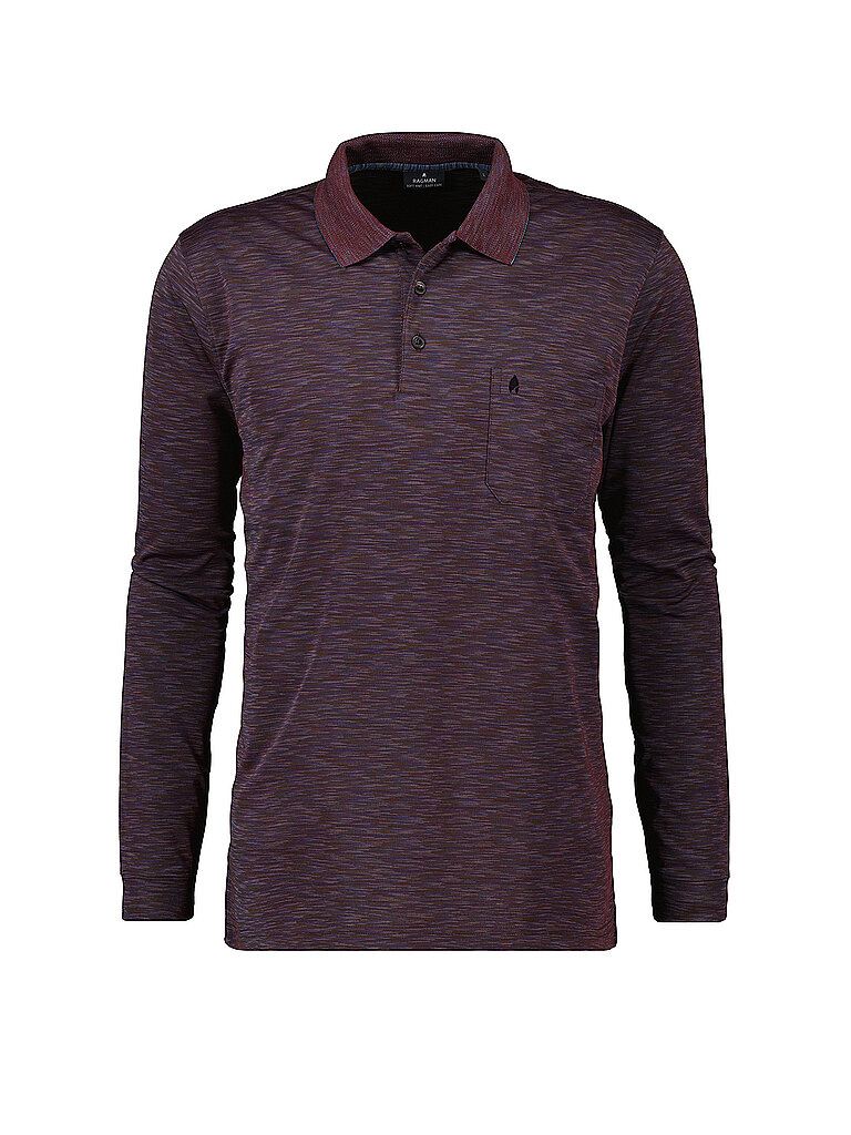 Poloshirt dunkelrot M herren