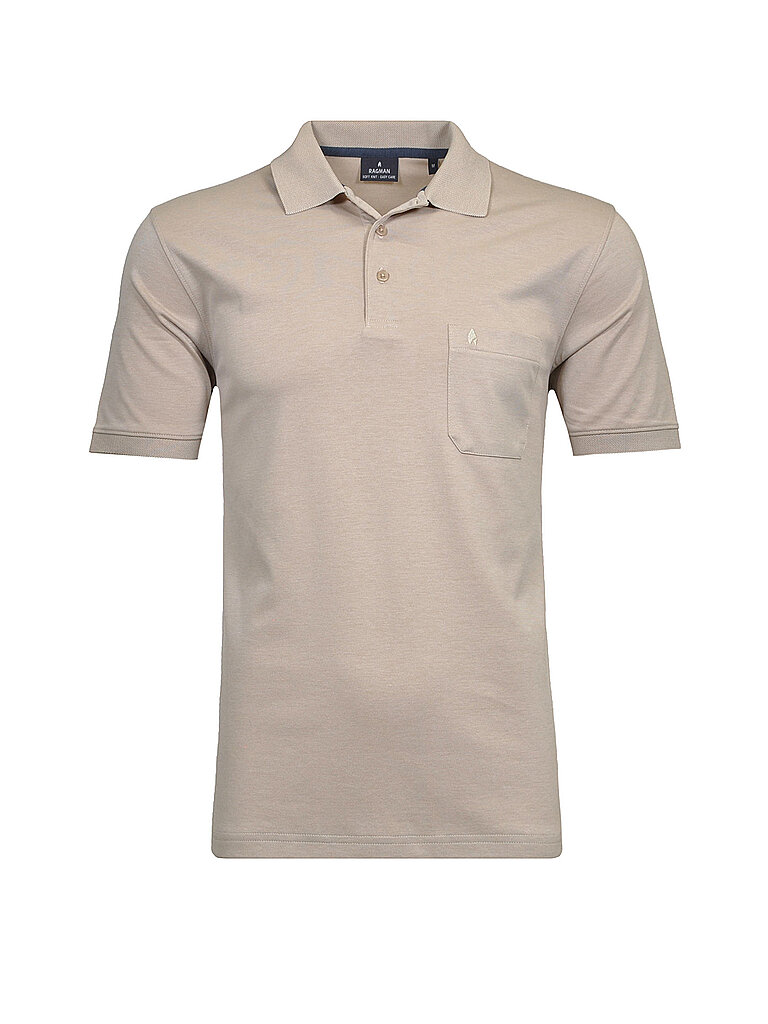 Poloshirt BUTTON beige XL herren