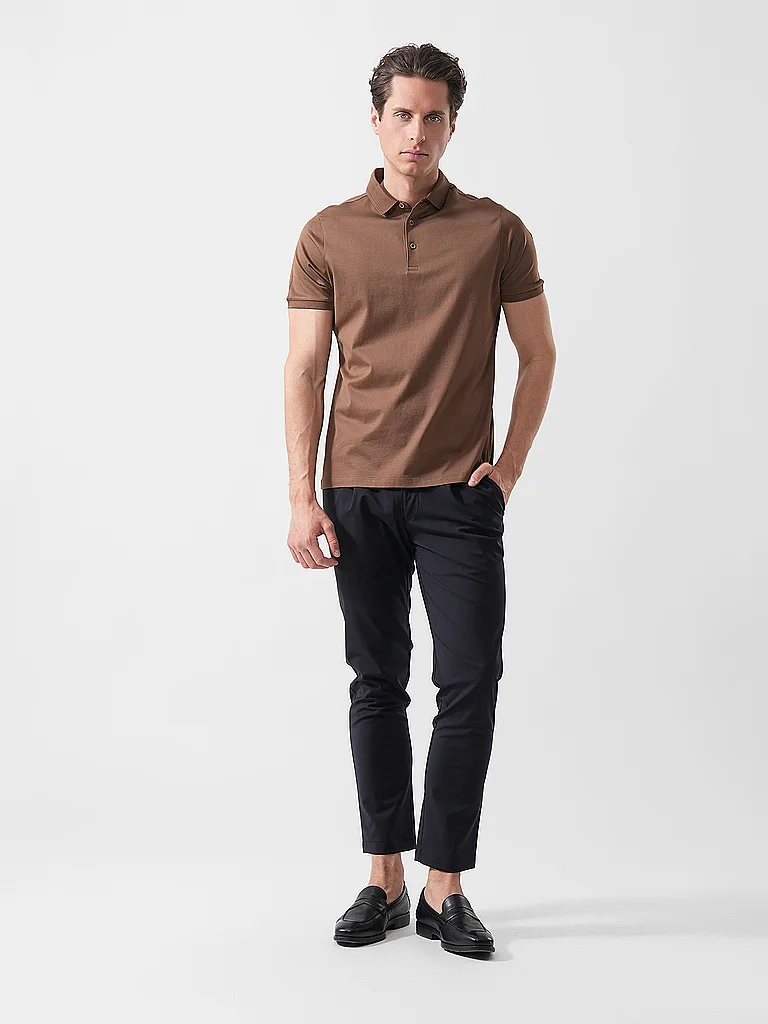 Ragman Polo Shirt Brown S Men 7