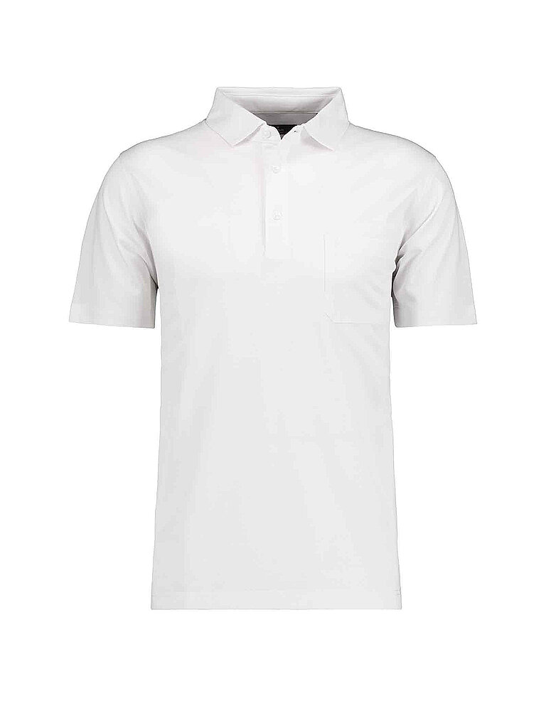 RAGMAN Poloshirt weiss L herren