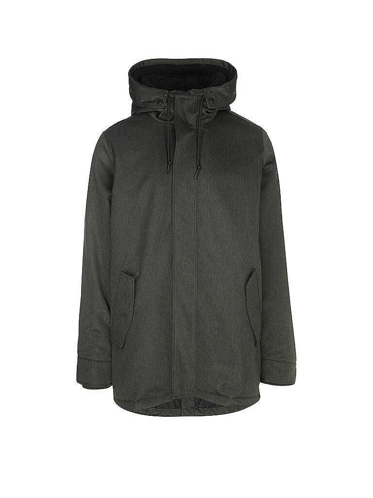 RAGWEAR Parka MR SMITHEM MELANGE dunkelgrün   L herren