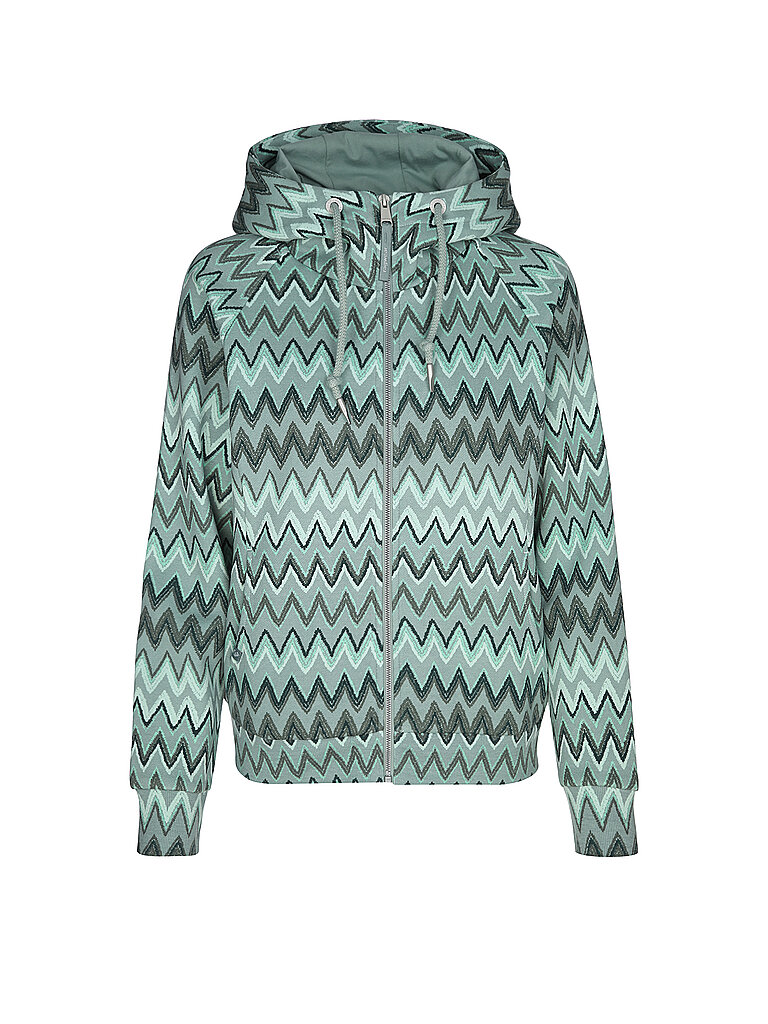 Sweatjacke FLLAWIA PRINT hellgrün M damen