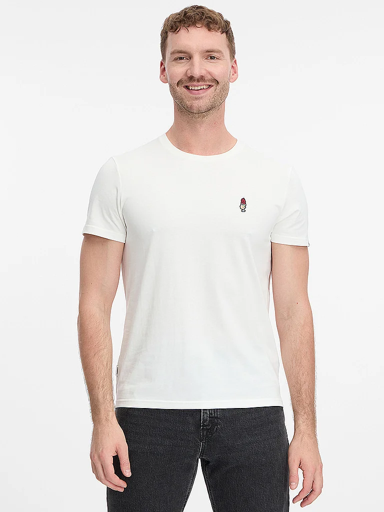 RAGWEAR T-Shirt NEDIE creme   M herren 2