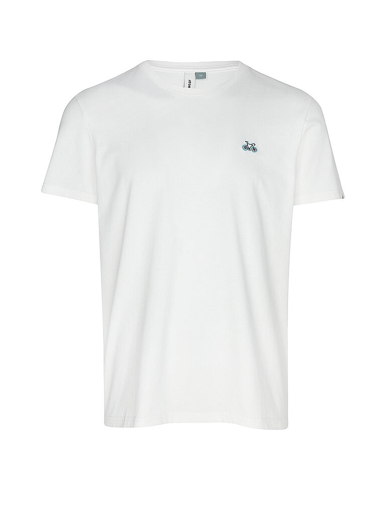 T-Shirt ENDREW B BIKE weiss M herren