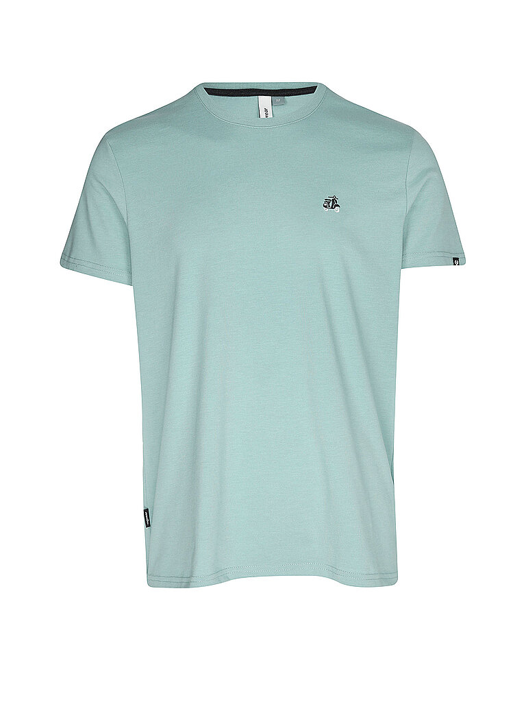 RAGWEAR T-Shirt NEDDIS A VESPA mint   L herren