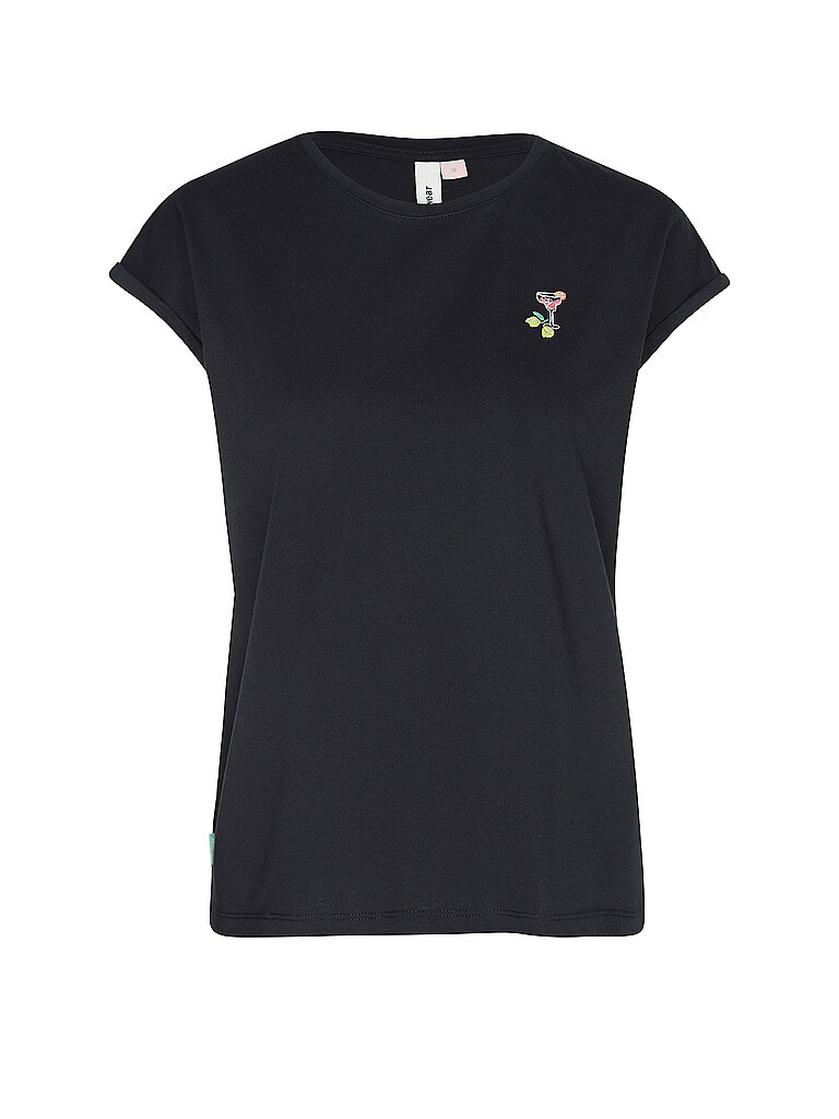 RAGWEAR T-Shirt DIONA EMB dunkelblau   S damen