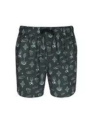 RAGWEAR | Badeshorts STANNIS PRINT | dunkelgrün