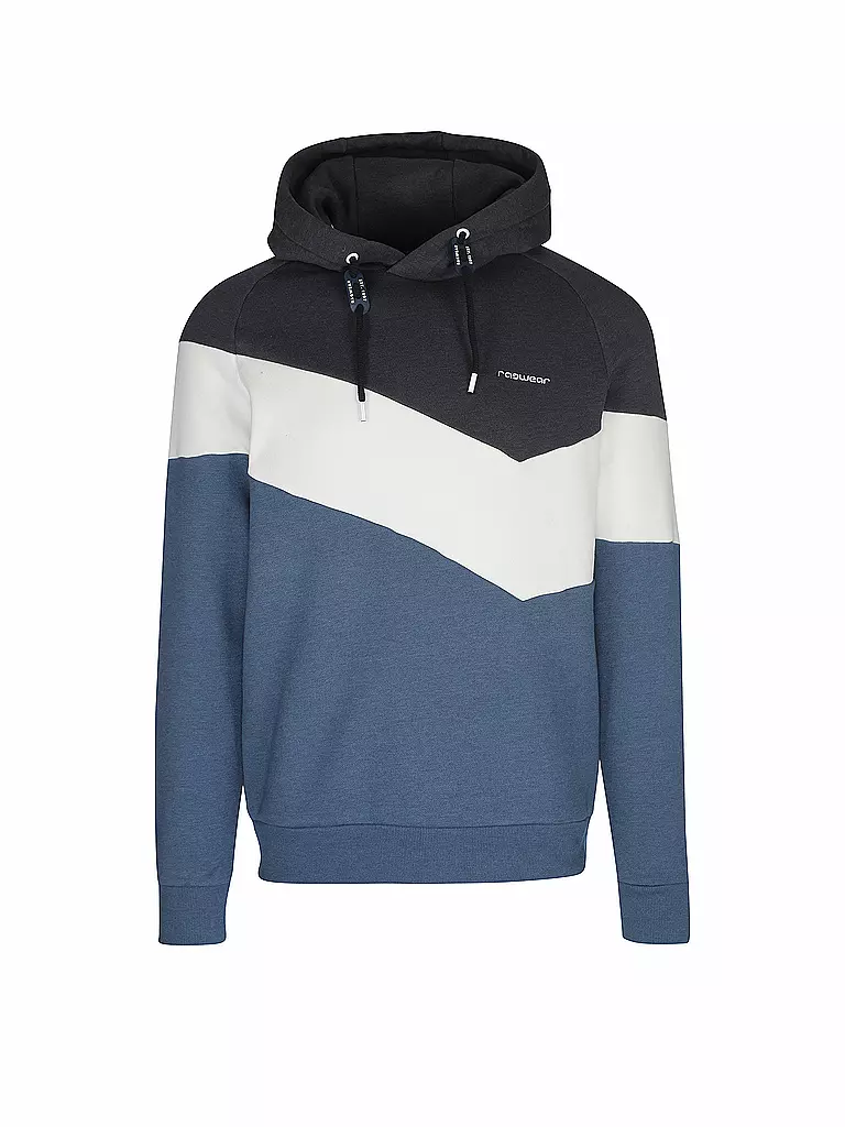 RAGWEAR | Kapuzen-Sweater - Hoodie Tripes | blau