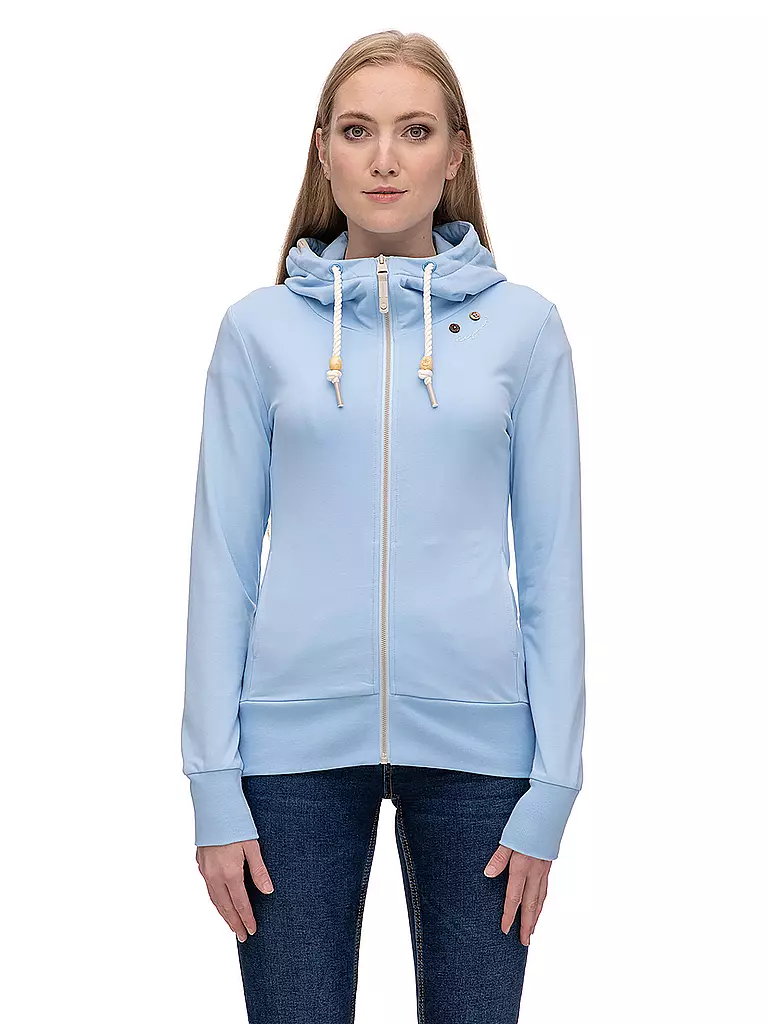 RAGWEAR | Kapuzensweatjacke PAYA | hellblau