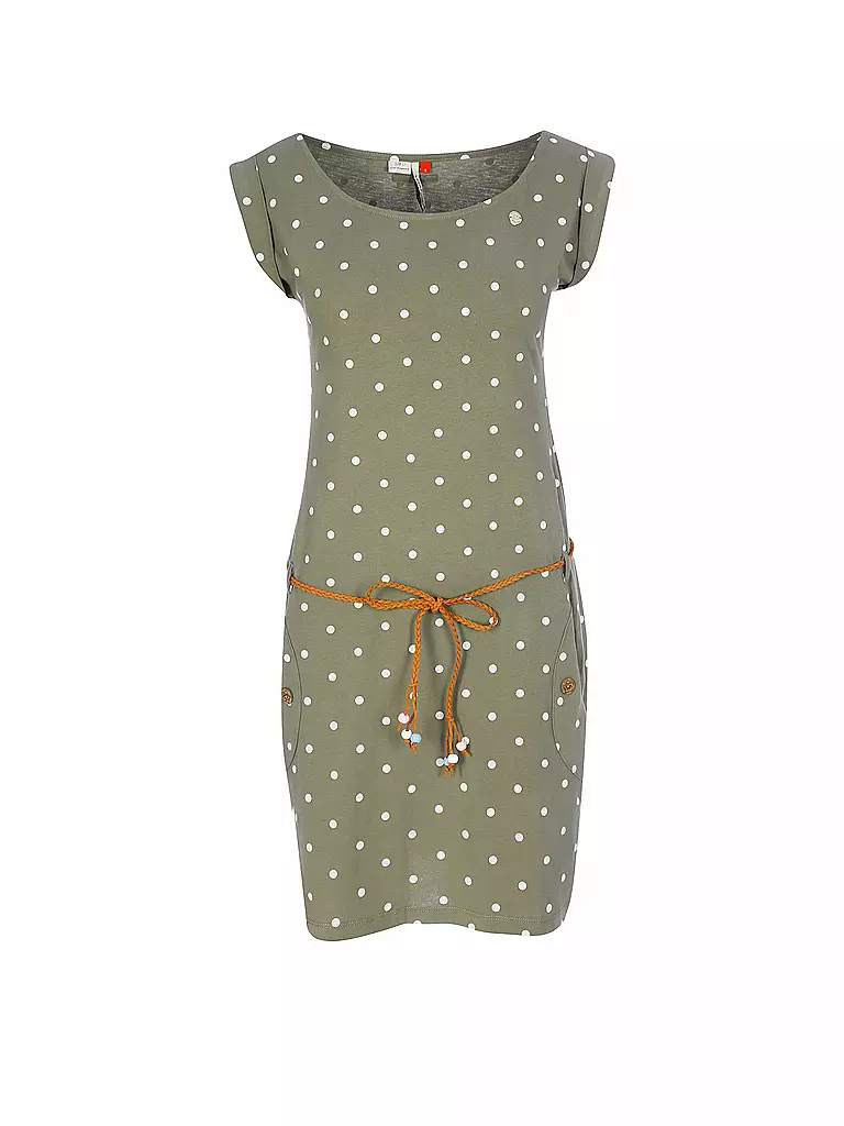 RAGWEAR | Kleid Jerseykleid " Tag Dots " | grün