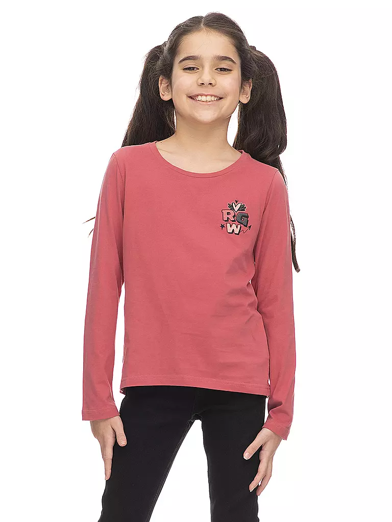RAGWEAR | Mädchen Langarmshirt FLORENCIE | rosa