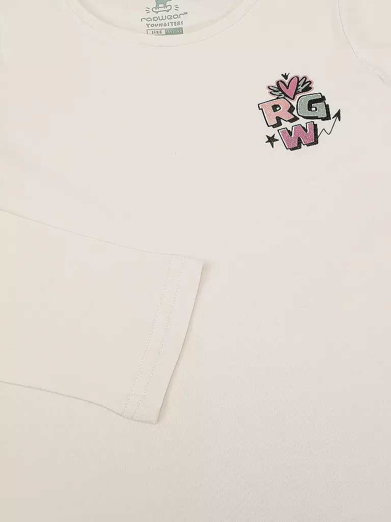 RAGWEAR | Mädchen Langarmshirt FLORENCIE | creme