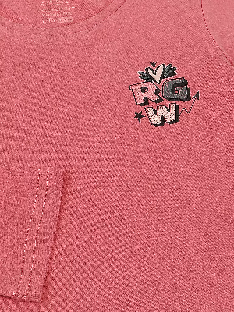 RAGWEAR | Mädchen Langarmshirt FLORENCIE | rosa