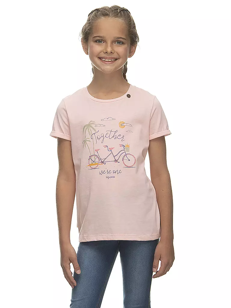 RAGWEAR | Mädchen T-Shirt EIKA  | rosa