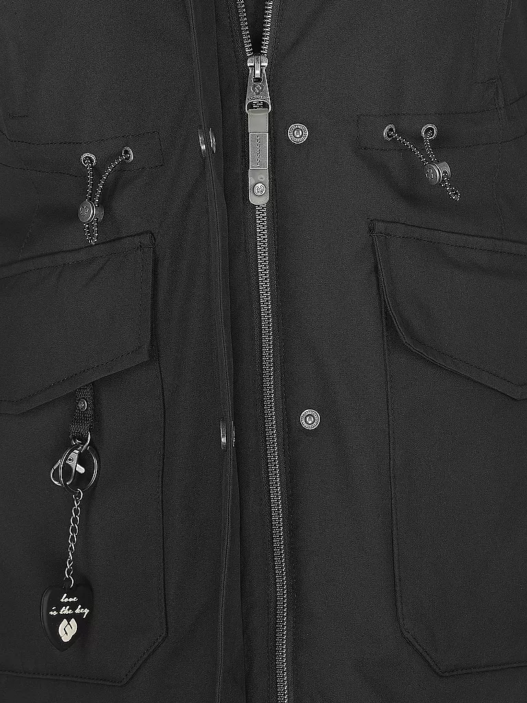 RAGWEAR | Parka Reloved Remake | schwarz