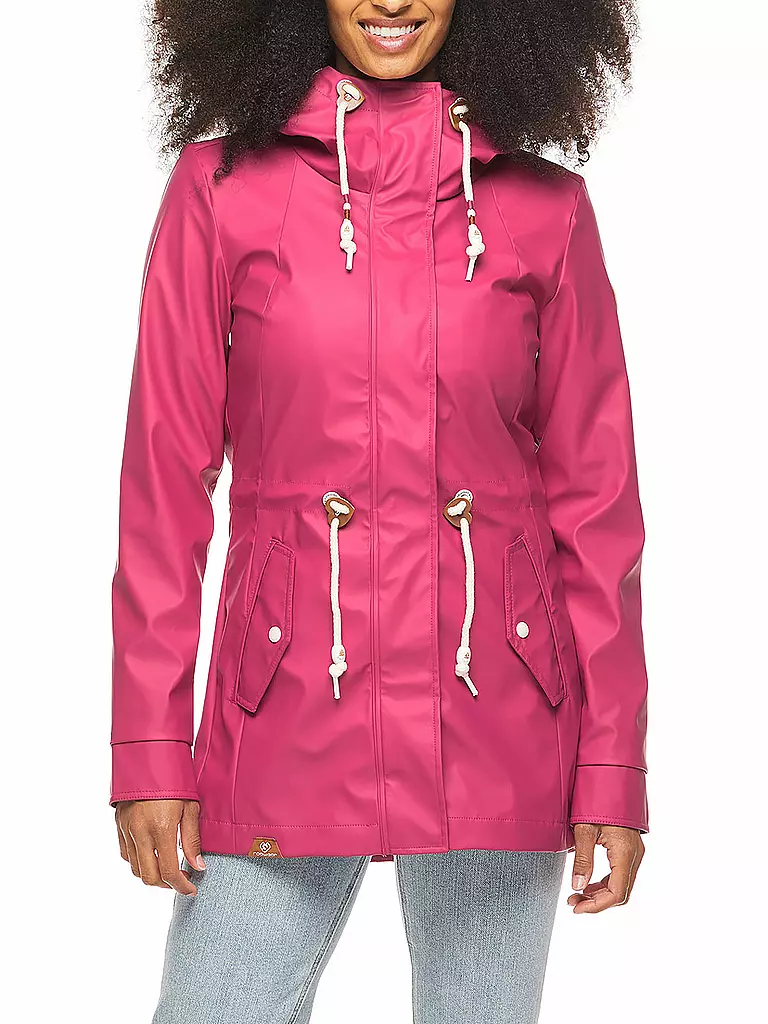 RAGWEAR | Regenjacke Monadis  | pink