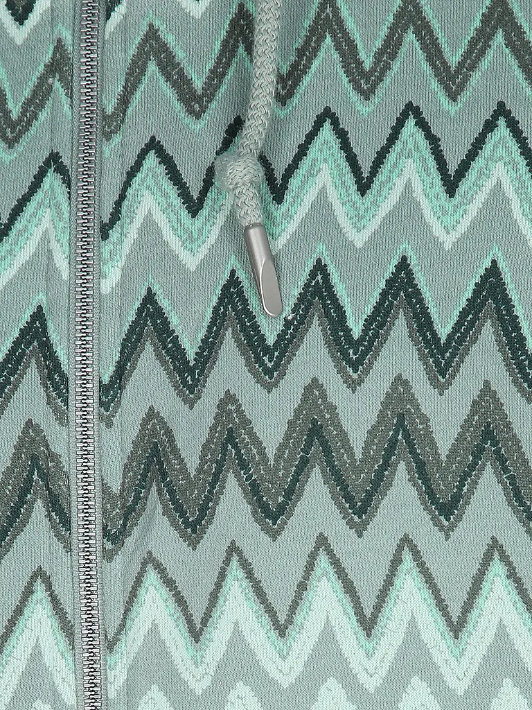 RAGWEAR | Sweatjacke FLLAWIA PRINT | Hellgrün