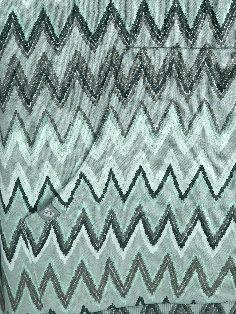 RAGWEAR | Sweatjacke FLLAWIA PRINT | Hellgrün