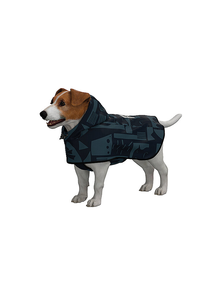Hunde Regenponcho schwarz XS damen