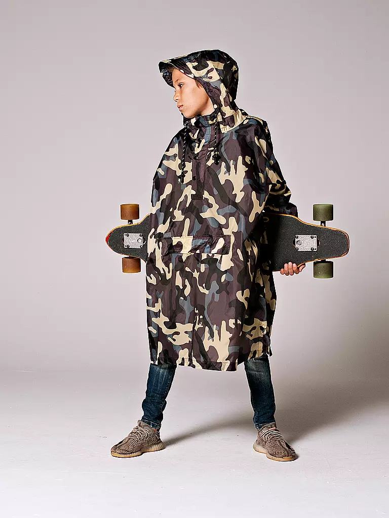 RAINKISS | Kinder Regenjacke - Regenponcho Jungle Com | blau