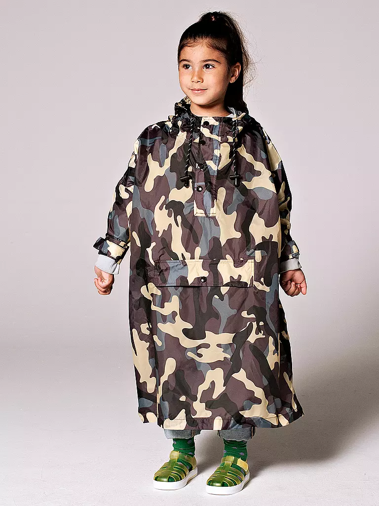 RAINKISS | Kinder Regenjacke - Regenponcho Jungle Com | blau