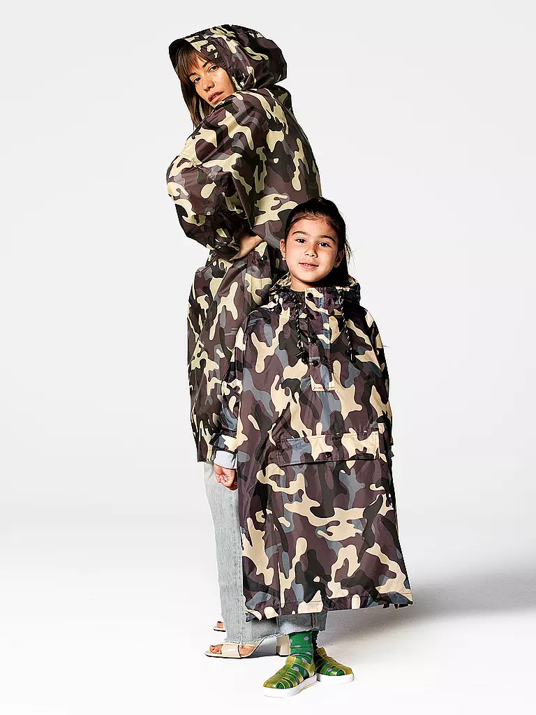 RAINKISS | Kinder Regenjacke - Regenponcho Jungle Com | blau