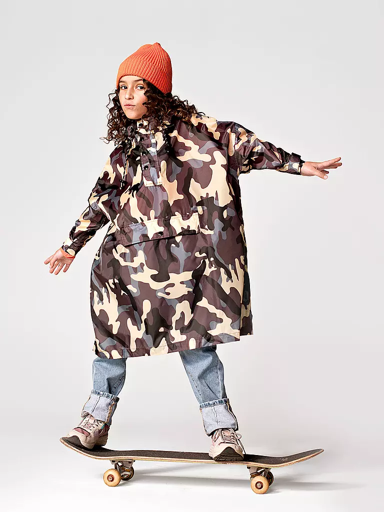 RAINKISS | Kinder Regenjacke - Regenponcho Jungle Com | blau