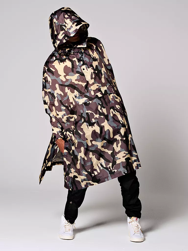 RAINKISS | Regenjacke - Regenponcho Camo | petrol