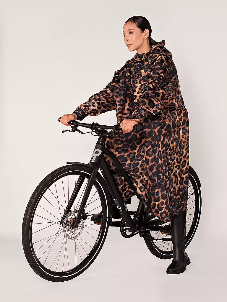 RAINKISS | Regenjacke - Regenponcho Dark Leopard | blau