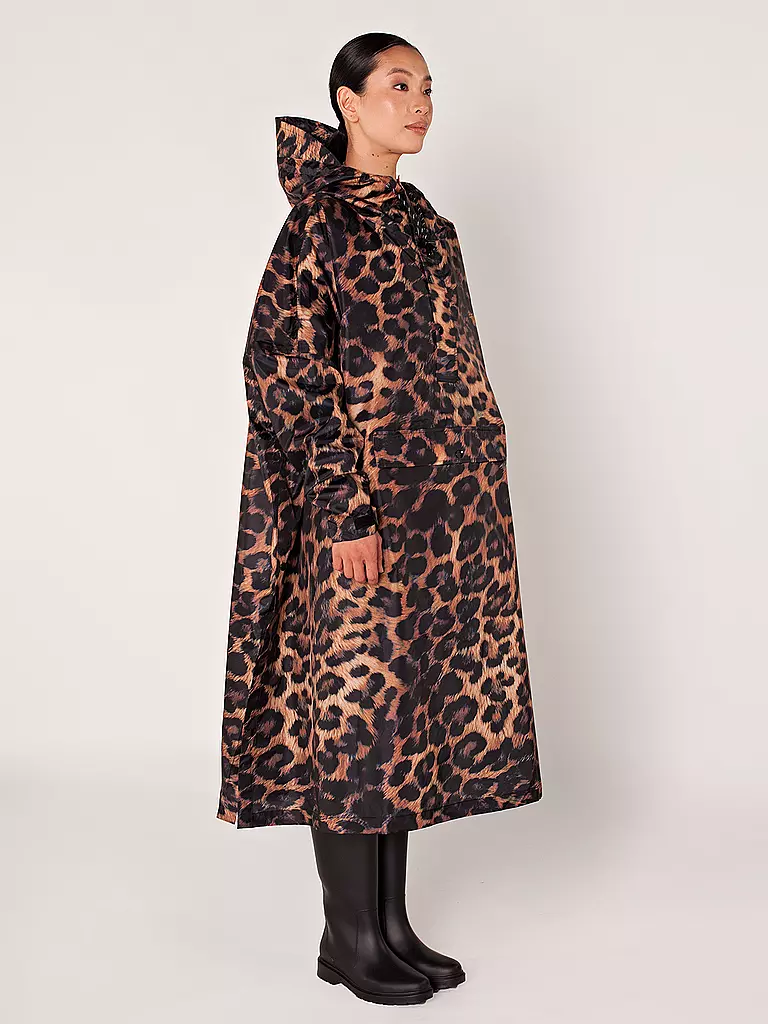 RAINKISS | Regenjacke - Regenponcho Dark Leopard | blau