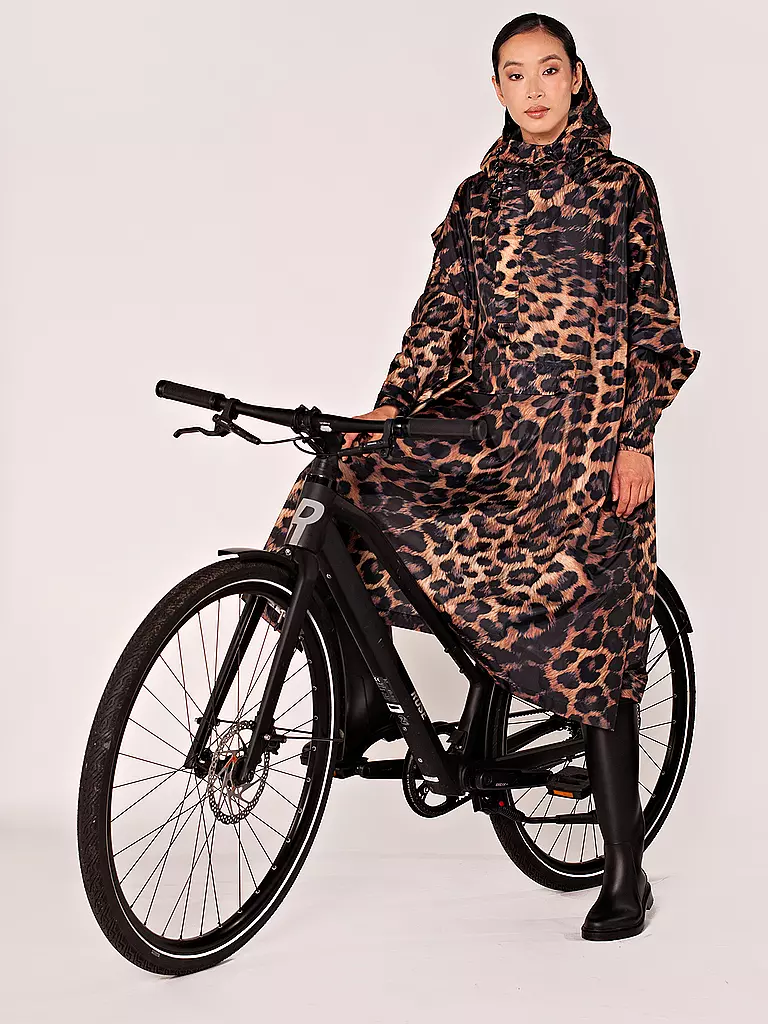 RAINKISS | Regenjacke - Regenponcho Dark Leopard | blau