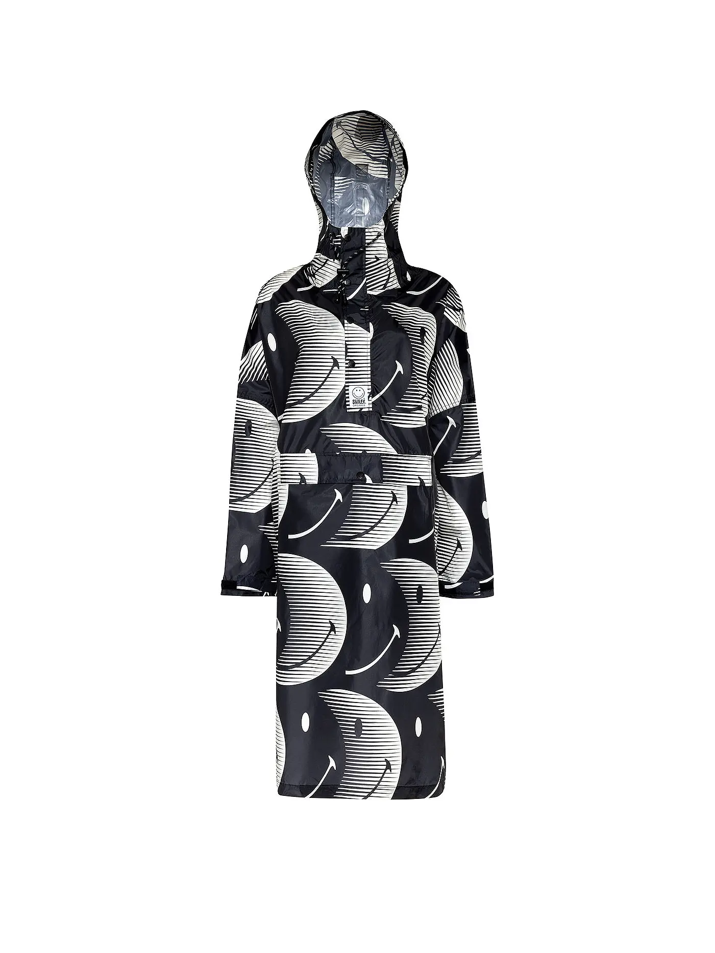RAINKISS | Regenjacke - Regenponcho Black Polka | schwarz