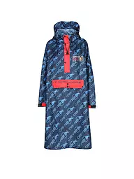 RAINKISS | Regenjacke - Regenponcho Black Polka | blau