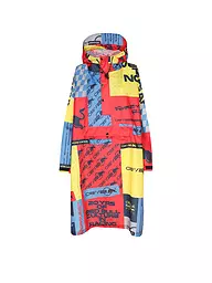 RAINKISS | Regenjacke - Regenponcho Black Polka | orange