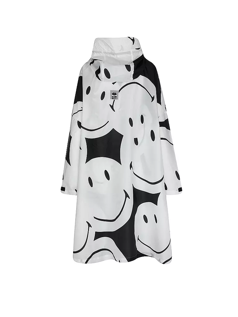 RAINKISS | Regenjacke - Regenponcho PANDA SMILEY | weiss