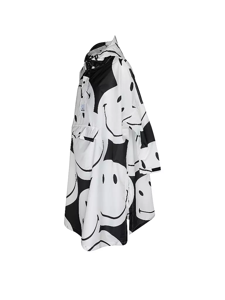 RAINKISS | Regenjacke - Regenponcho PANDA SMILEY | weiss